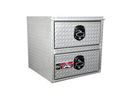 Westin Brute HD Under Body 24in x 24in x 30in w Top & Bottom Drawers - Aluminum For Sale