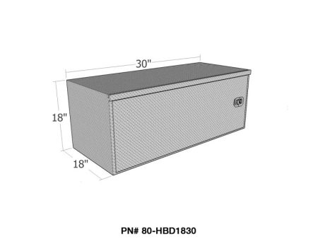 Westin Brute HD Under Body 18in x 30in Swing Door - Aluminum For Cheap