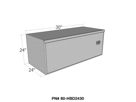 Westin Brute HD Under Body 24in x 30in Swing Door - Aluminum Online Sale