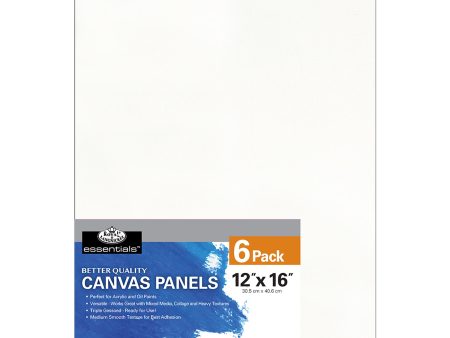 Essentials Canvas Panels : 6 Pieces - 11 X 14 in Online now