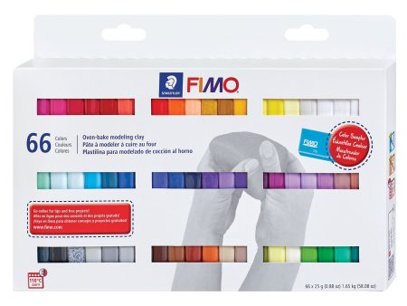 66-Piece FIMO® Soft Polymer Clay Set - Brilliant Colours on Sale