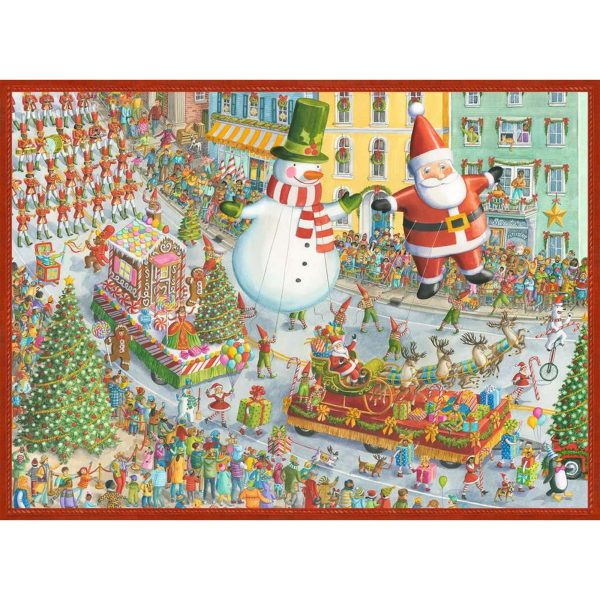 500-Piece Puzzle -  Here Comes Christmas  Fashion