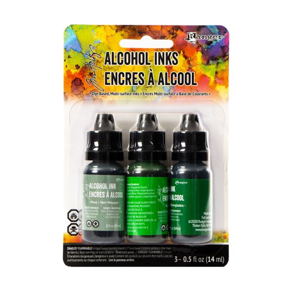 3-Pack Alcohol Inks - Mint Green Spectrum Online Hot Sale