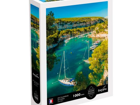 1,000-Piece Puzzle -  The Calanques in Cassis, Côte d Azur  on Sale