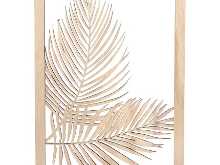 Wooden Frame - Areca Leaves, 30 x 40 cm Discount