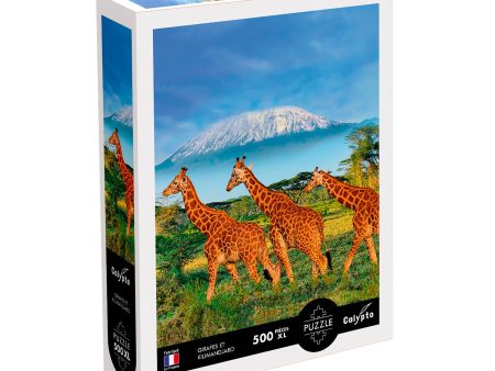 500-Piece XL Puzzle -  Giraffes  For Sale