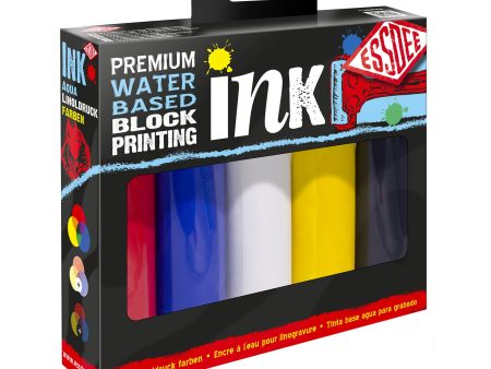 5-Pack Block Printing Inks - 100 ml, Primary Colours Online