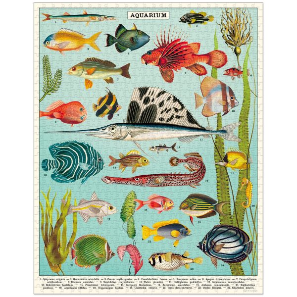 1,000-Piece Puzzle -  Fish  For Cheap