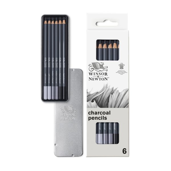 6-Pack Studio Charcoal Pencils For Sale