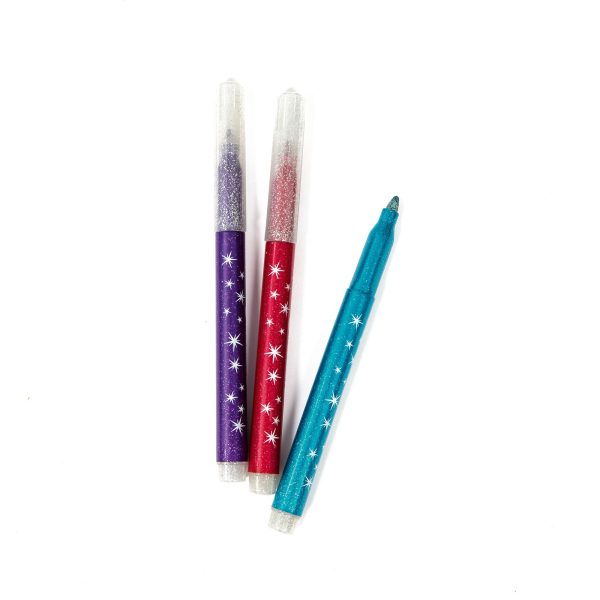 6-Pack Glitter Felt-Tip Pens Sale