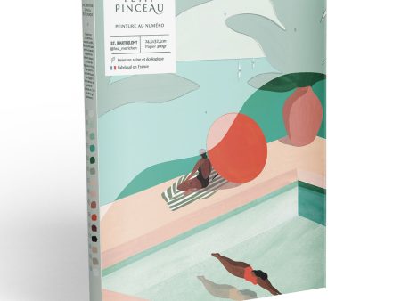 Petit Pinceau Paint by Numbers Kit -  Saint Barthelemy  on Sale