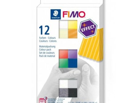 12-Pack FIMO Effect Polymer Clay - Assorted Colours For Cheap