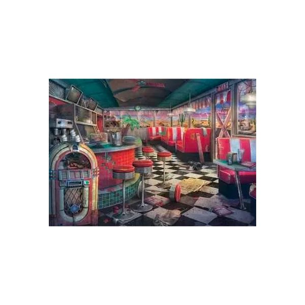 1,000-Piece Puzzle -  Decaying Diner  Cheap