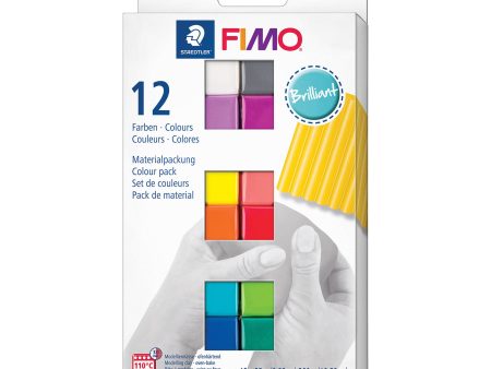 12-Pack FIMO Soft Polymer Clay - Brilliant Online Hot Sale