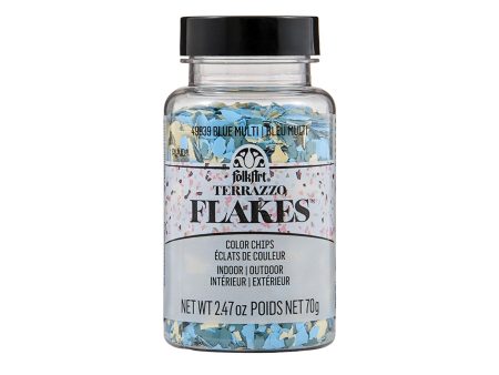 Terrazzo Flakes - Blue Online now