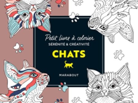 Petit livre à colorier : Chats - French Ed. on Sale