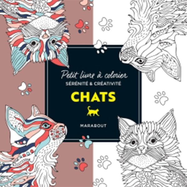 Petit livre à colorier : Chats - French Ed. on Sale