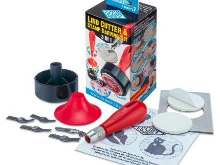 3 in 1 Lino Cutter & Stamp Carving Kit For Discount