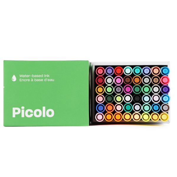 48-Pack Picolo Fineliners Set - 0.4 mm, Assorted Colours For Sale