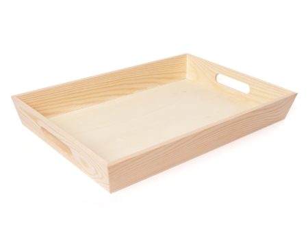 Wooden Tray - 25 x 35 x 4.5 cm For Sale