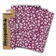 Printed Paper - Violet Leaf Supply