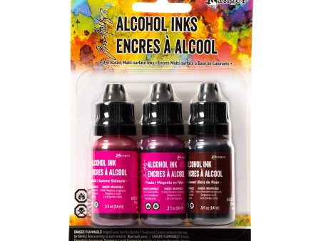 3-Pack Alcohol Inks - Pink Red Spectrum Hot on Sale