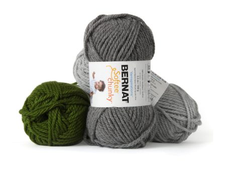 Softee Chunky Yarn - Gray Rose For Discount