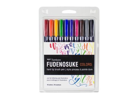 10-Pack Brush Pens - Fudenosuke For Discount