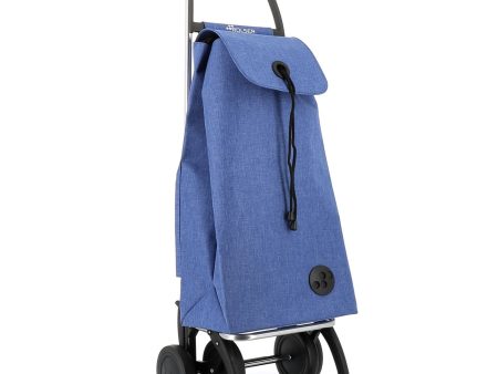 I-Max Tweed 4 Shopping Trolley - Blue Online now