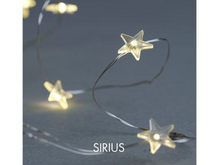 Trille LED Star Garland - Warm White, 3.9 m Hot on Sale