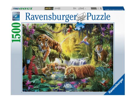 1,500-Piece Puzzle -  Tranquil Tigers  Fashion