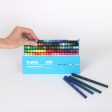 Tratto Double-Tip Markers - Assorted Colours, 100 Pieces Hot on Sale