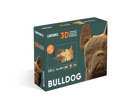 3D Carboard Puzzle - Bulldog Fashion