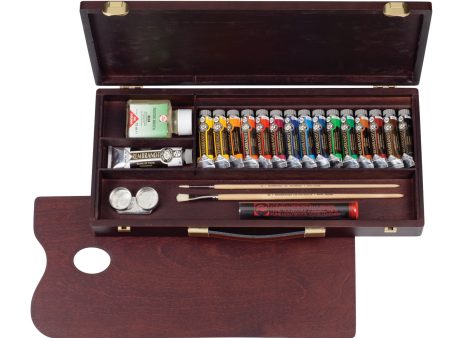 24-Piece Traditional Oil Set Online now