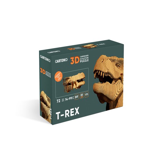 3D Carboard Puzzle - T-Rex For Sale